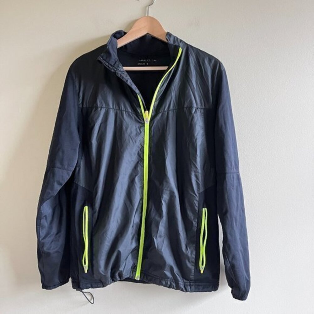 Nike Go Shield Full Zip Golf Wind Jacket Black Men's Size S Long Sleeve Pockets‎